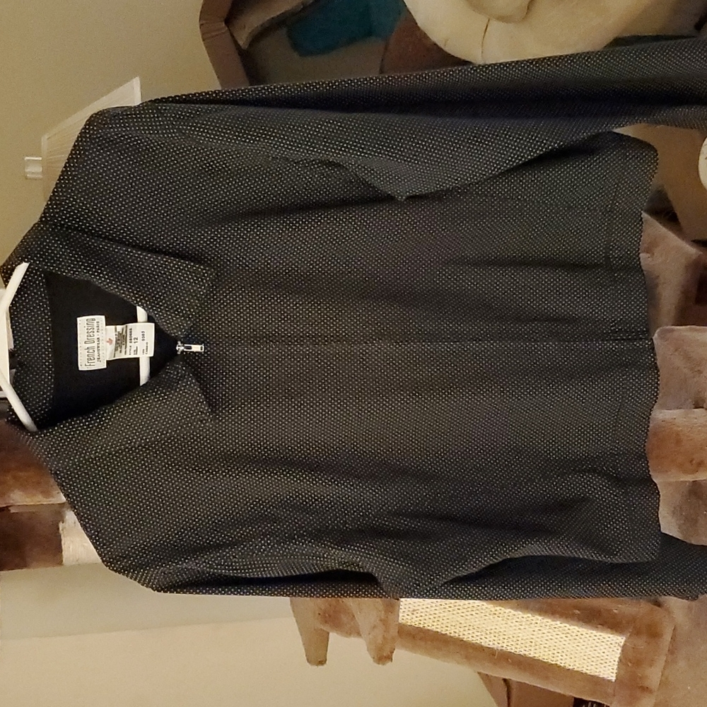 Women's French Dressing Jacket. Zip front. Gently used.